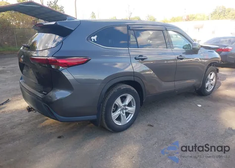 2021 Toyota Highlander L из США, поврежденный, VIN 5TDCZRBH8MS090916